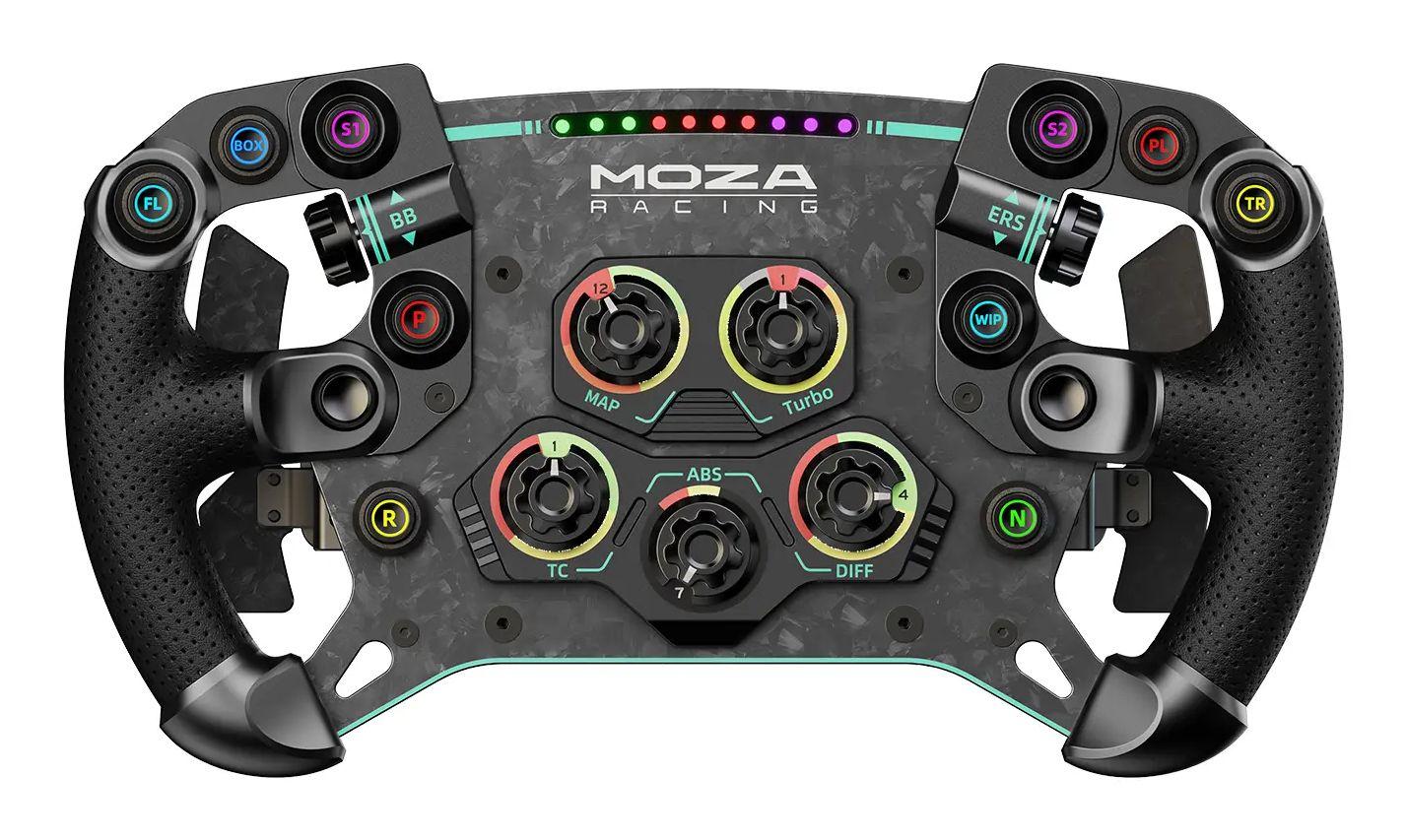 Volante Gaming MOZA RACING GS V2P (Com fios e sem fios - Preto)