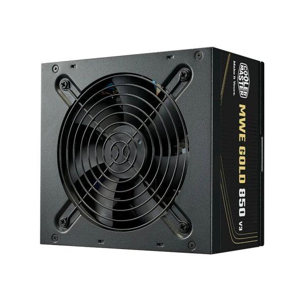 Fonte de Alimentação COOLER MASTER MWE Gold 850 V3 (ATX - 850 W - 80 PLUS Gold - Preto)