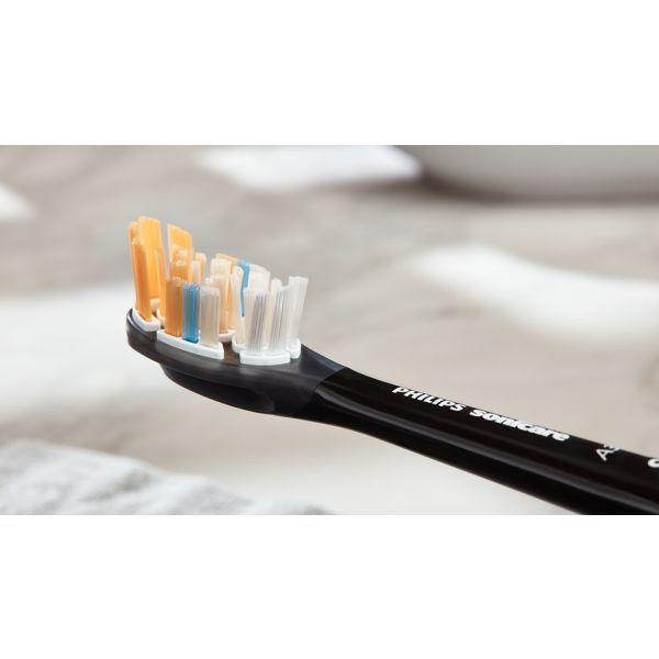 Cabeças de Escova de Dentes PHILIPS Sonicare A3 Premium All-in-One HX9092/88 (Preto) — miniatura 3