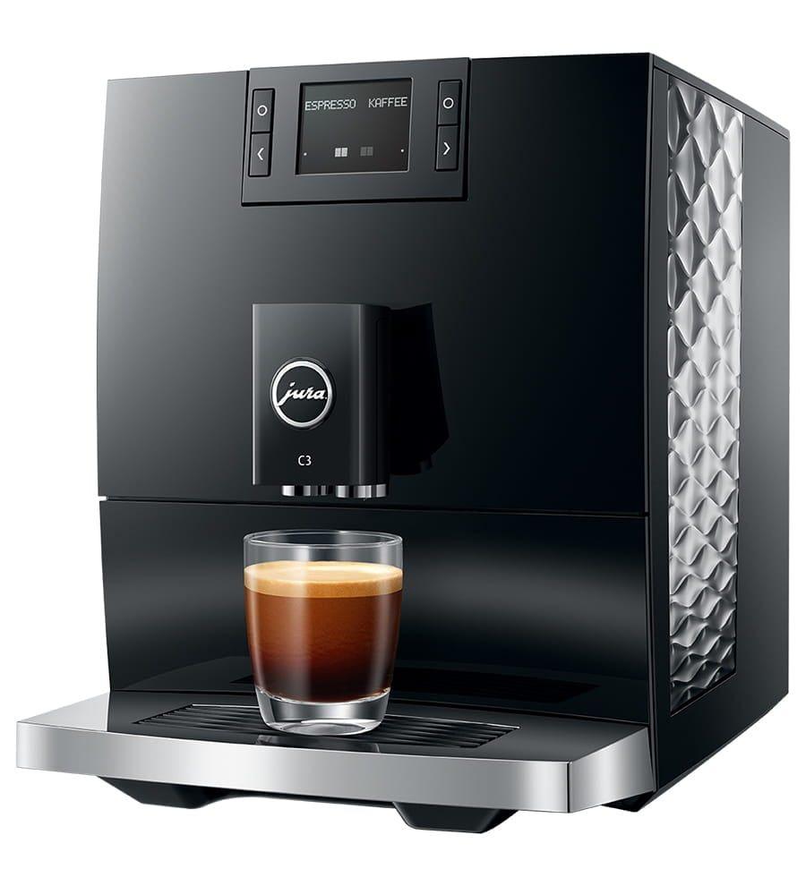 Máquina de Café Superautomática JURA C3 Piano Black (Grãos de café - 1450 W - 15 bar - Preto)