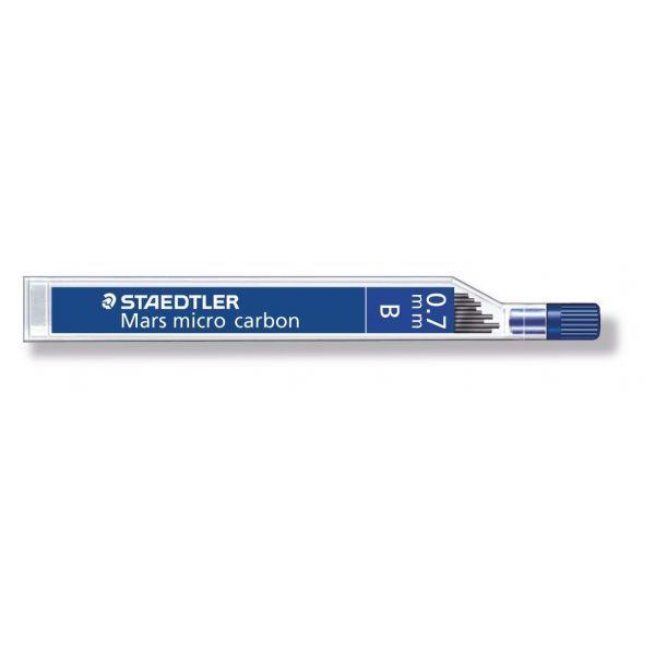 Minas para Lapiseira STAEDTLER Mars micro 250 07-B (0,7 mm - B - 12 unidades)