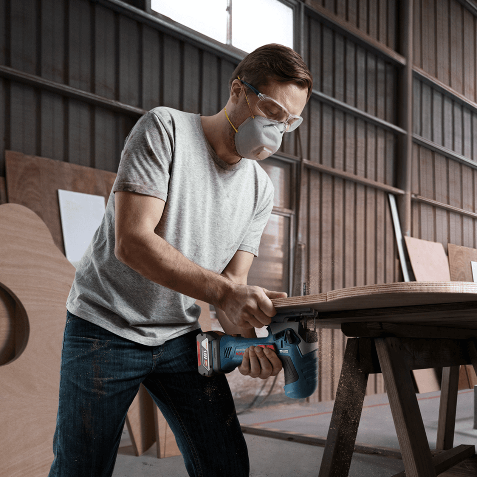 Serra Tico-Tico BOSCH POWERTOOLS GST 18V-125 S (Iões de lítio), miniatura 4