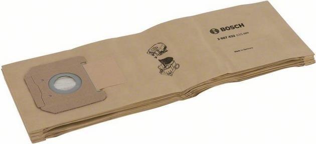 Sacos-Filtro de Papel para Aspirador BOSCH 2607432035 (Castanho)