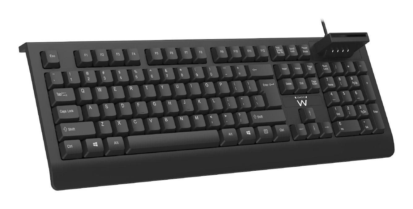 Teclado EWENT EW3286 (Espanhol - Membrana - Tamanho completo - Preto), miniatura 2