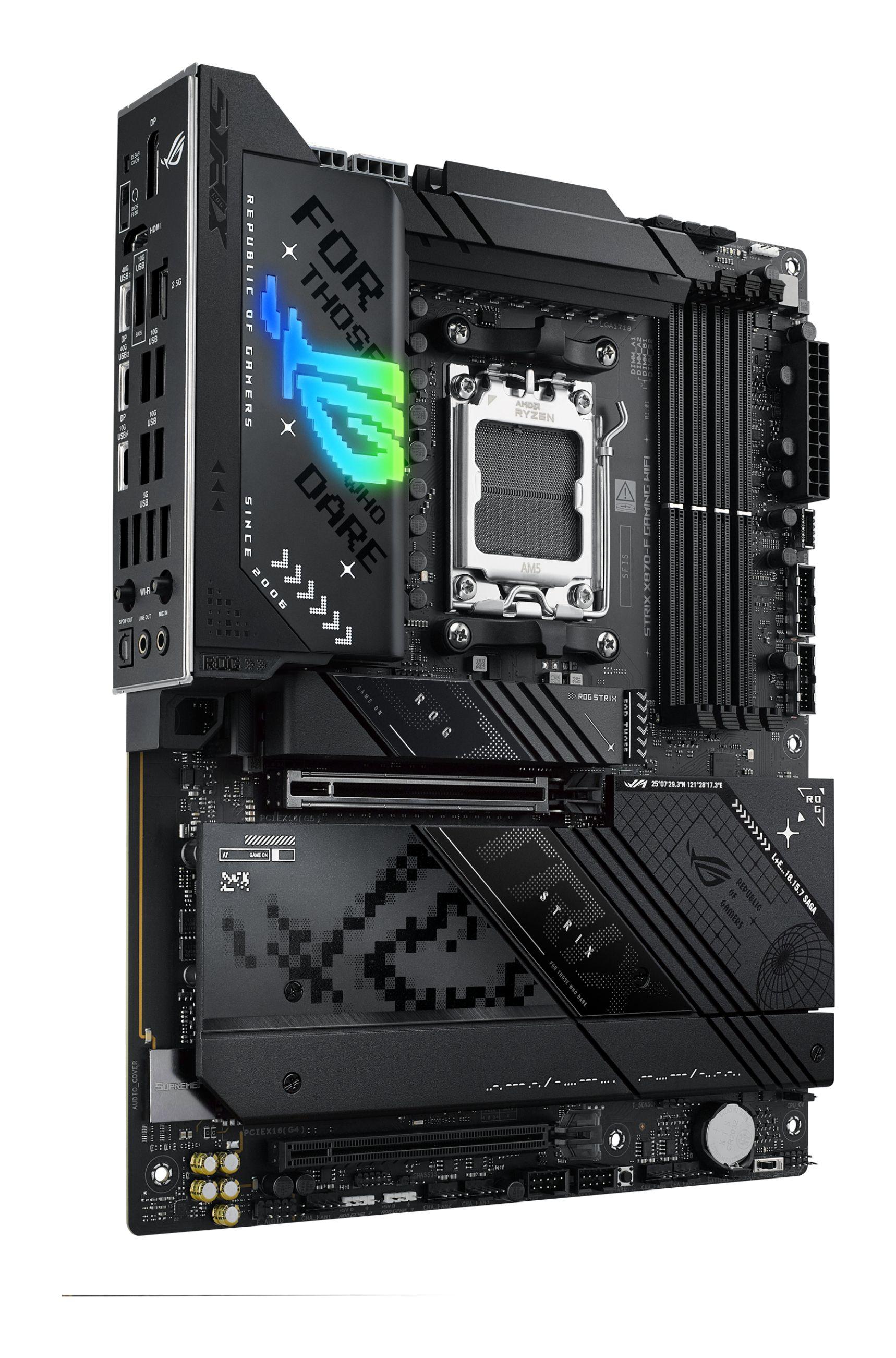 Motherboard ASUS ROG Strix X870-F Gaming WiFi (AM5 - ATX - Duplo canal - Preto), miniatura 4