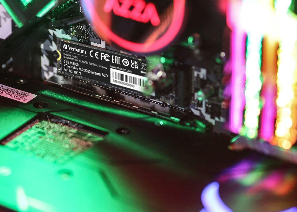 SSD VERBATIM 49376 / Vi3000 (2 TB - M.2 - PCIe 3.0 NVMe - Preto) — miniatura 5