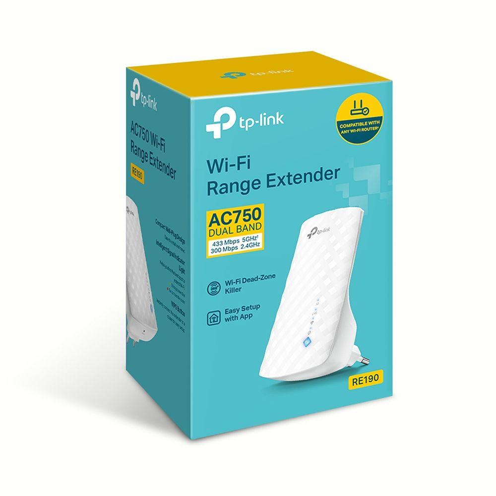 Repetidor Wi-Fi TP-LINK RE190 (433 Mbit/s - Dual Band - 1 unidade - Branco), miniatura 5