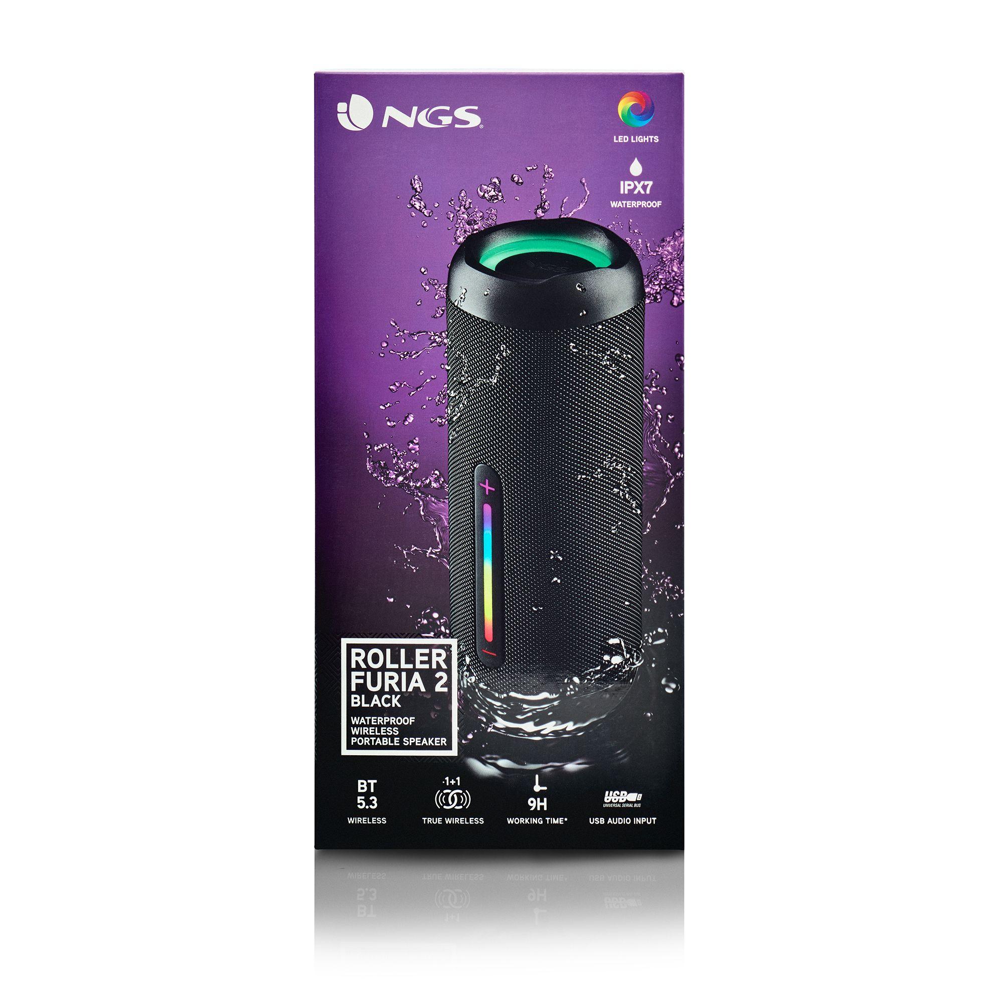 Coluna Portátil NGS Roller Furia 2 (15 W - Sem fios - Preto), miniatura 5