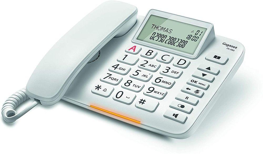 Telefone Analógico com Fios GIGASET DL380 (Branco) — miniatura 3