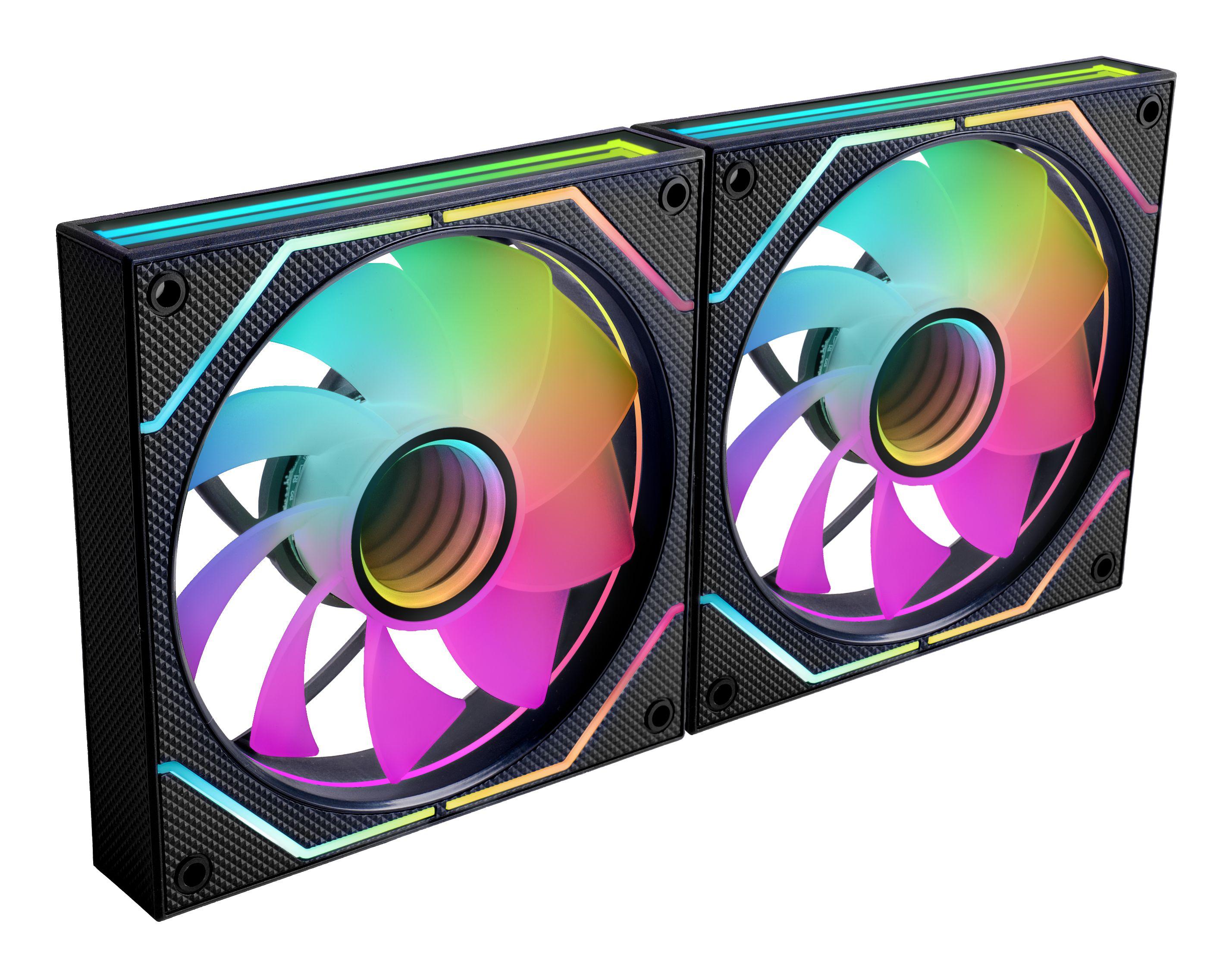 Kit de Ventoinhas MARS GAMING MF3DPROX2R (Preto) — miniatura 2