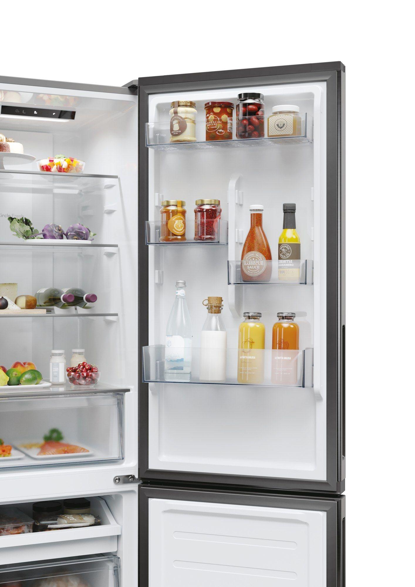 Frigorífico Combinado Independente CANDY CNCQ2T518EX (279 L - 182,5x54,5x60,2 cm - 183 cm - Inox), miniatura 11