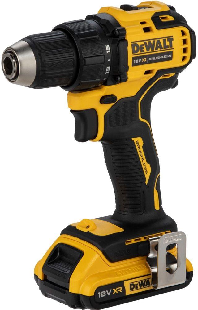 Berbequim Aparafusador sem Fios DEWALT DCD708D2T-QW (Preto e Amarelo) — miniatura 3