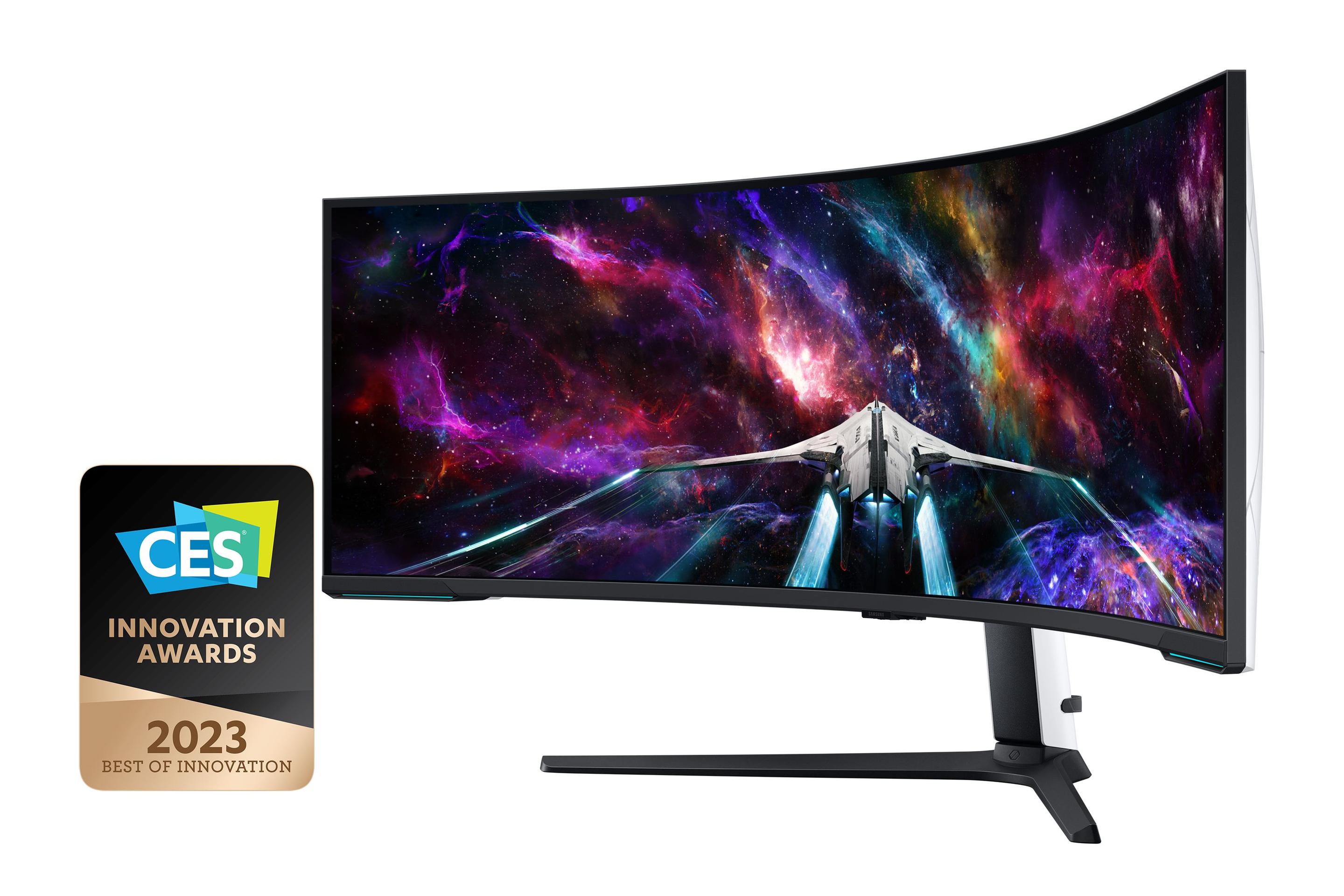 Monitor SAMSUNG Odyssey Neo G9 G95NC (57" - VA - 240 Hz - Preto e Branco) — miniatura 8