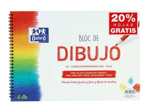 Bloco de Desenho Escolar OXFORD 164410 (Natural)