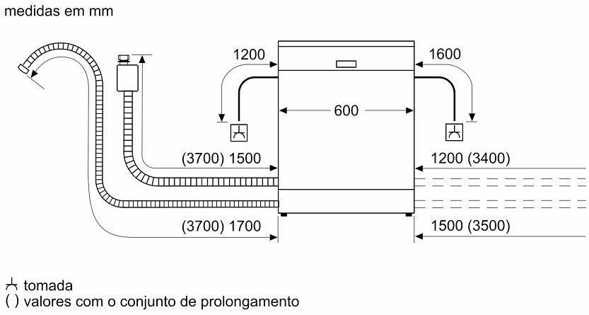 Máquina de Lavar Loiça Encastre BALAY 3VF5012NP (12 Conjuntos - C - 10,5 l - Branco), miniatura 5