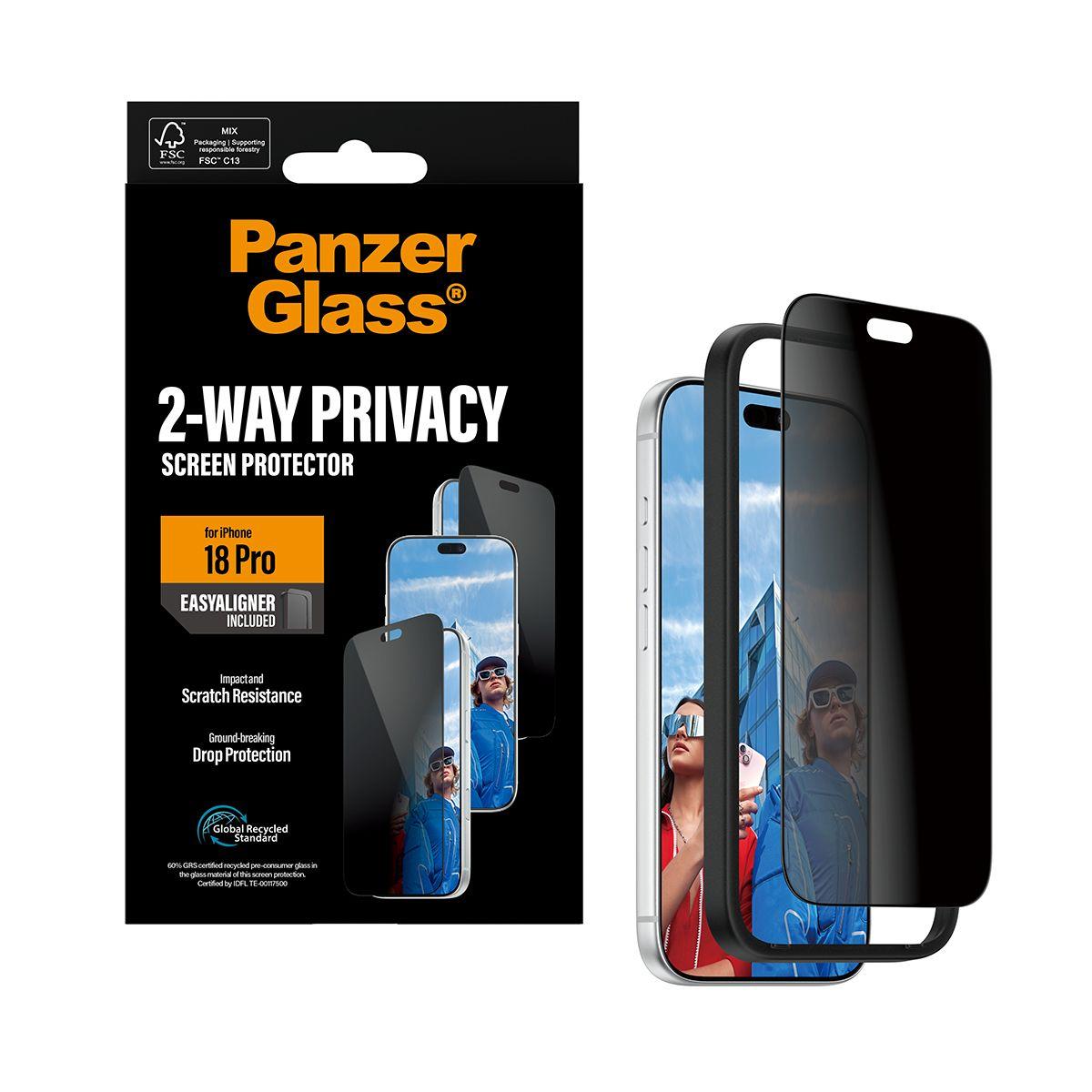 Película de Proteção de Ecrã PANZERGLASS iPhone 18 Pro (Apple iPhone 18 Pro - Transparente), miniatura 6