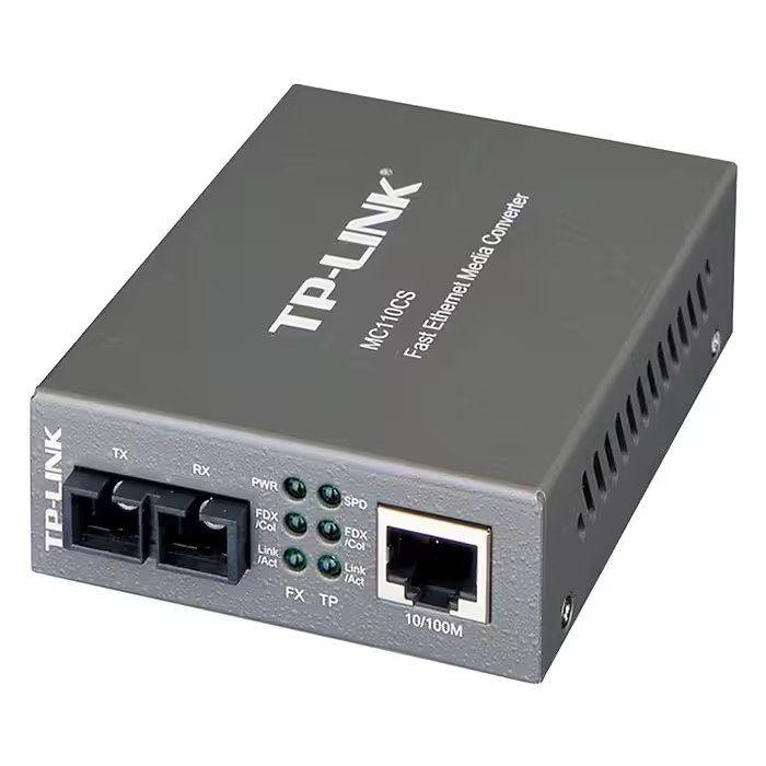 Conversor de Fibra TP-LINK MC110CS V1 (Gigabit Ethernet - 1000 Mbit/s - Preto) — miniatura 2