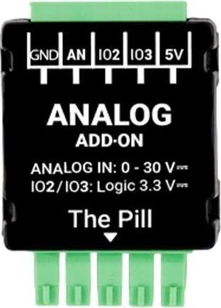 Módulo de Entrada Analógica SHELLY Analog 0-30 V Add-on (0-30 V CC - 2 Portas E/S Digitais)