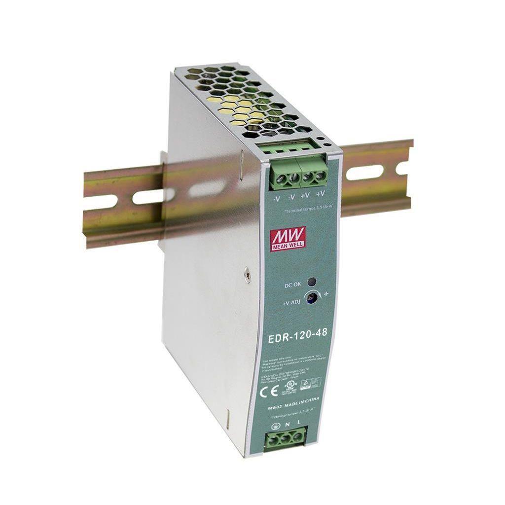 Fonte de Alimentação Industrial LEVELONE POW-4841 (120 W - Azul menta/Prateado)
