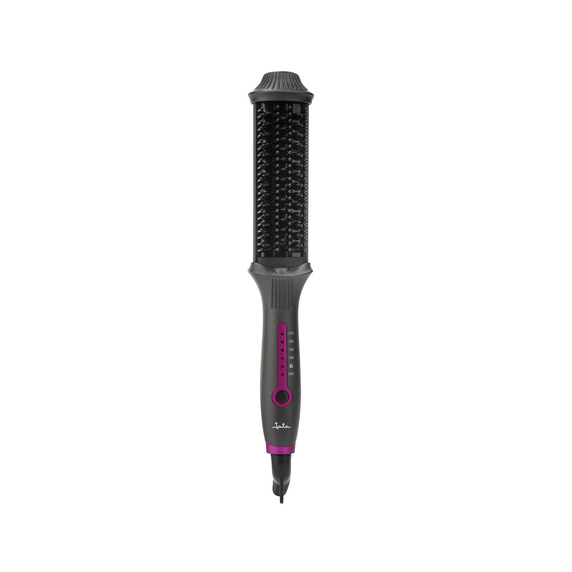 Escova Alisadora e Modeladora JATA JBCA1901 (Preto e Rosa)