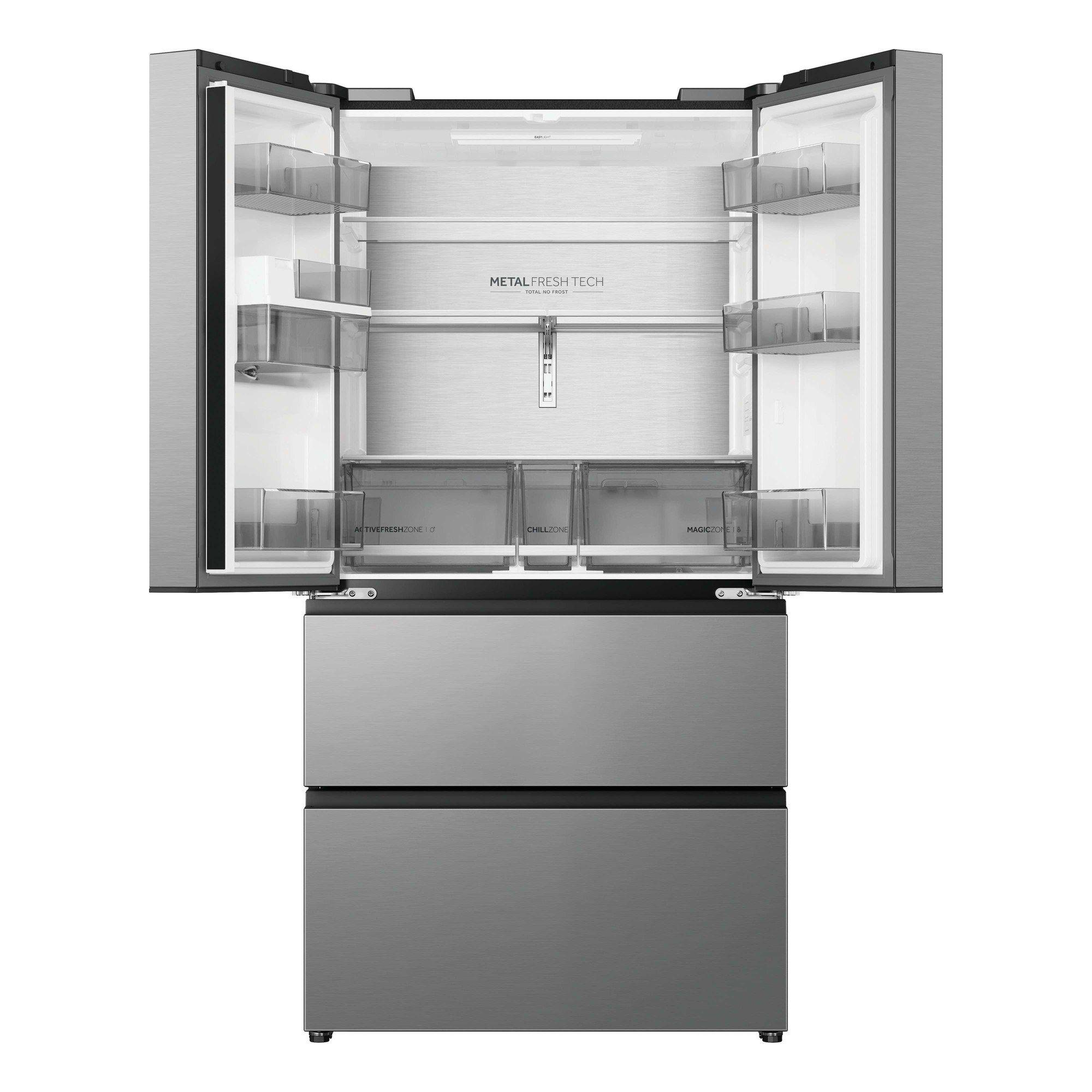 Frigorífico Americano Independente HAIER HFR59F18CWMM (700 L - hOn - 182,5x90,5x73,8 cm - Inox/Platina), miniatura 3