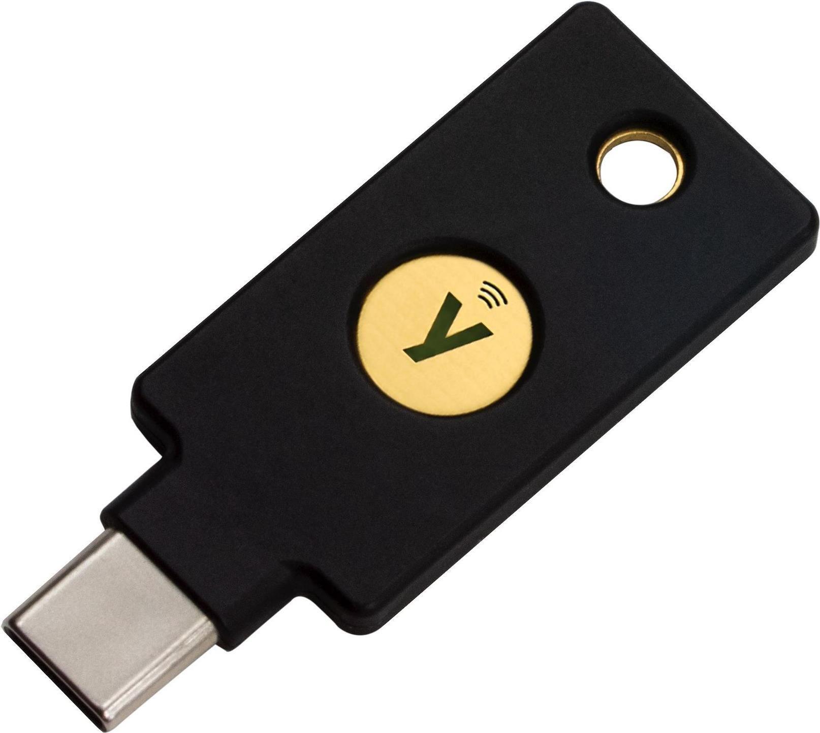 Chave de Segurança YUBICO YubiKey 5C NFC (USB-C - NFC - Preto)