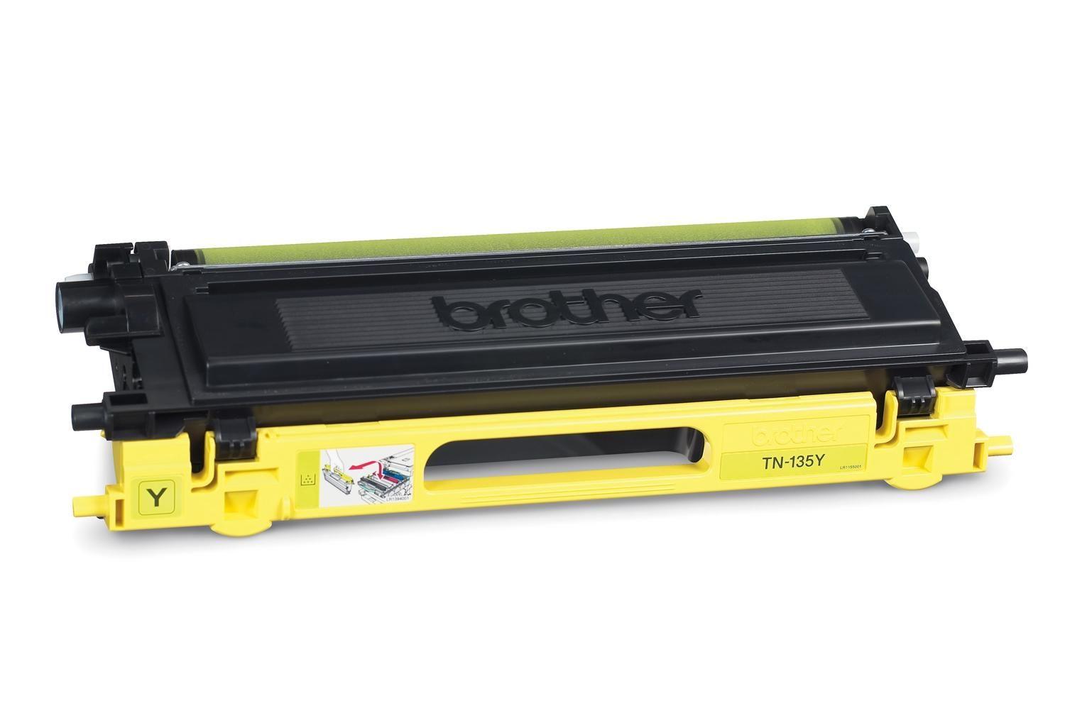 Toner BROTHER TN-135Y (4000 páginas - Amarelo), miniatura 3