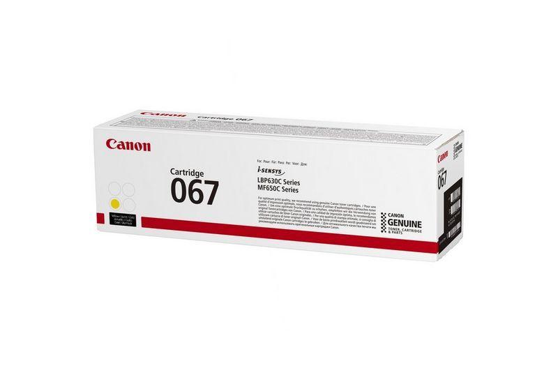 Toner CANON 067 Y (1250 páginas - Amarelo), miniatura 3