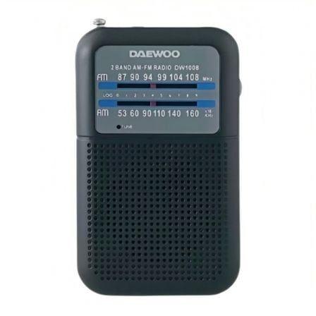 Rádio Portátil DAEWOO DW1008 (3,5 mm - Preto)