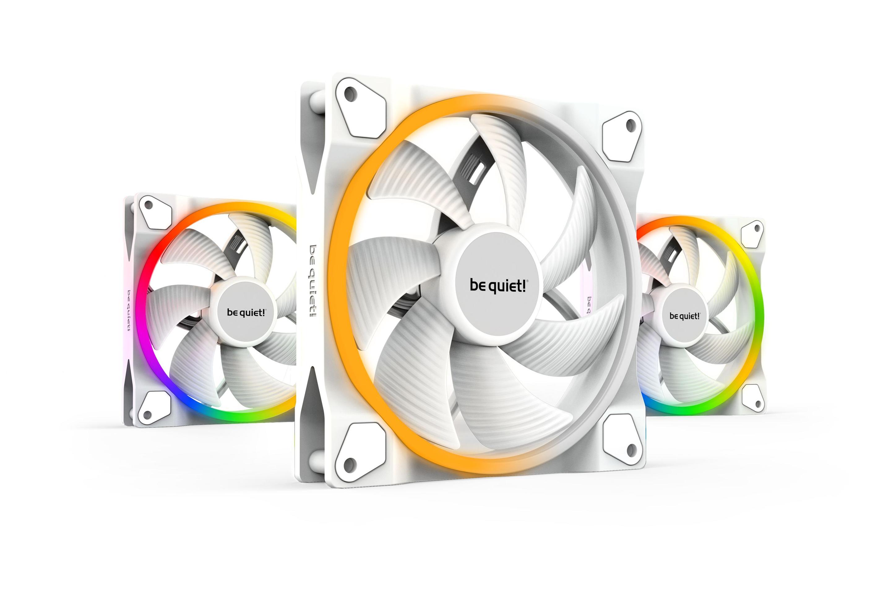 Ventoinha para Caixa PC BE QUIET! Light Wings White BL102 (3,84 W - Branco)