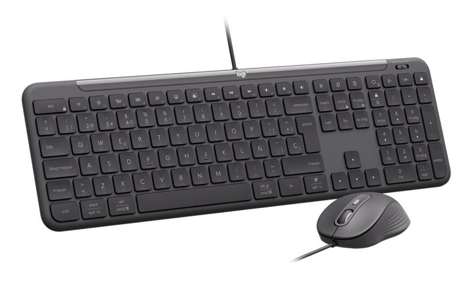 Conjunto de Teclado e Rato LOGITECH Signature Slim Combo MK620 for Business (Estados Unidos - Teclas tesoura - Tamanho completo - Grafite) — miniatura 2