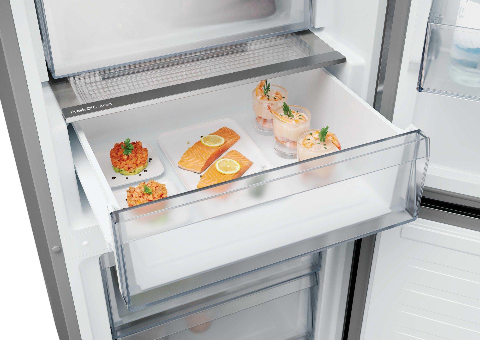 Frigorífico Combinado Independente HOOVER HONCQ4T620AX (409 L - 205x59,5x66,7 cm - 205 cm - Inox) — miniatura 6