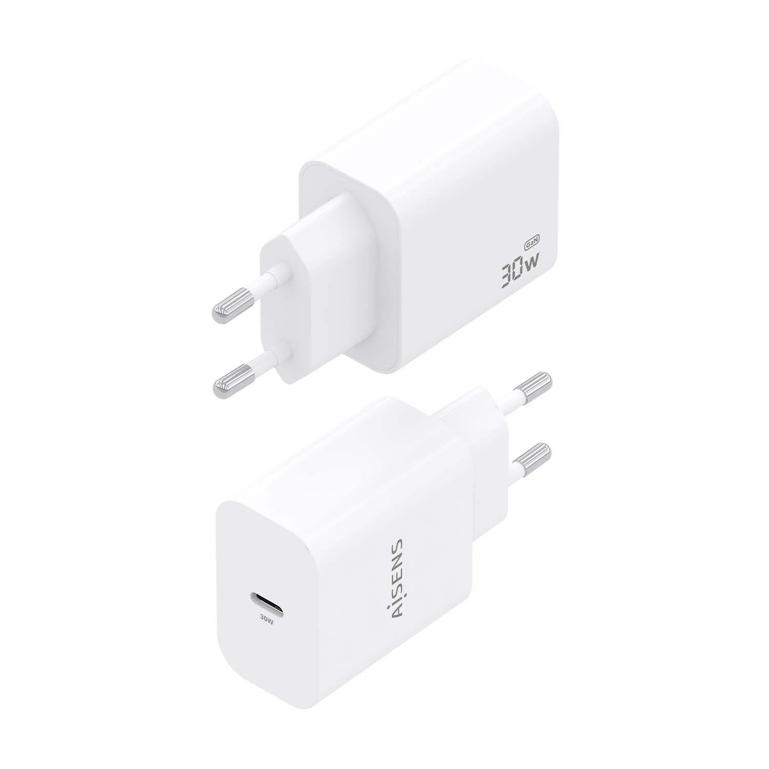 Carregador AISENS A110-0940 (33 W - Até 30 W - Branco), miniatura 3