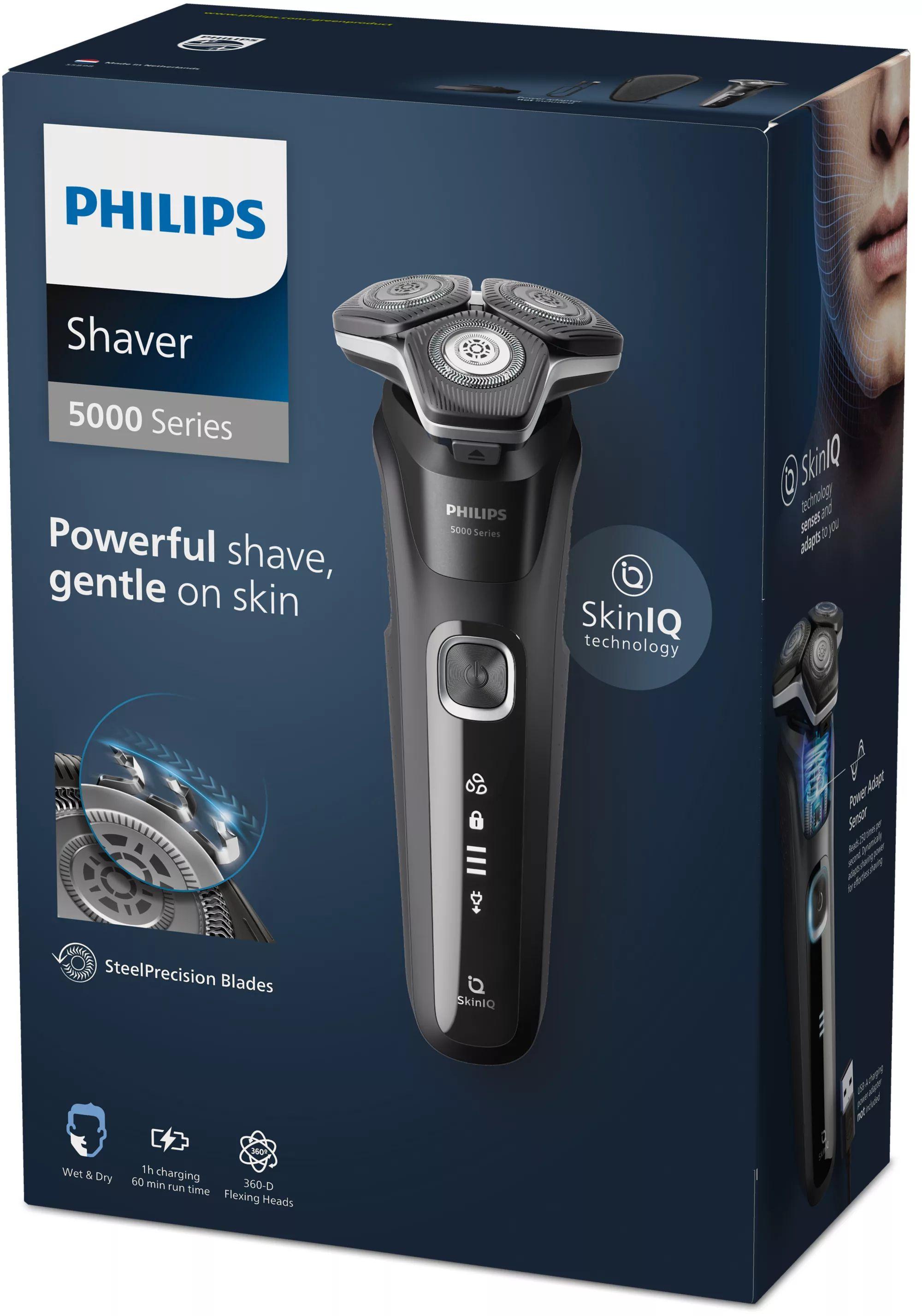 Máquina de Barbear PHILIPS S5898/35 Series 5000 (Aço inoxidável - Preto) — miniatura 3
