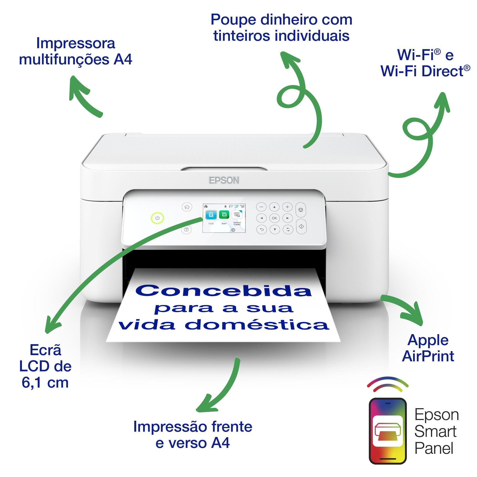 Impressora Multifunções EPSON Expression Home XP-4205 (A4 - Impressão a cores - 100 folhas - Branco) — miniatura 3