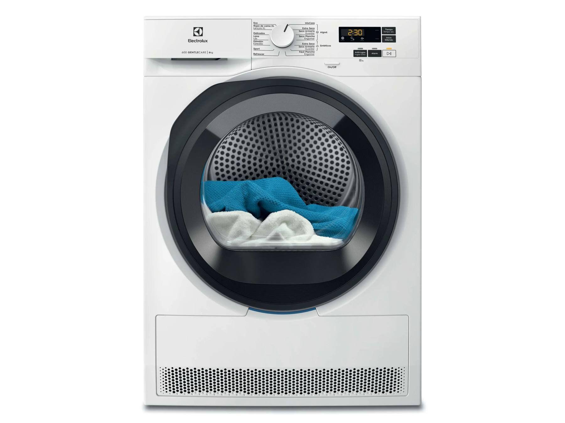 Máquina de Secar Roupa Independente ELECTROLUX EDI618A5BO (8 kg - Condensação - Esquerdo - Branco)