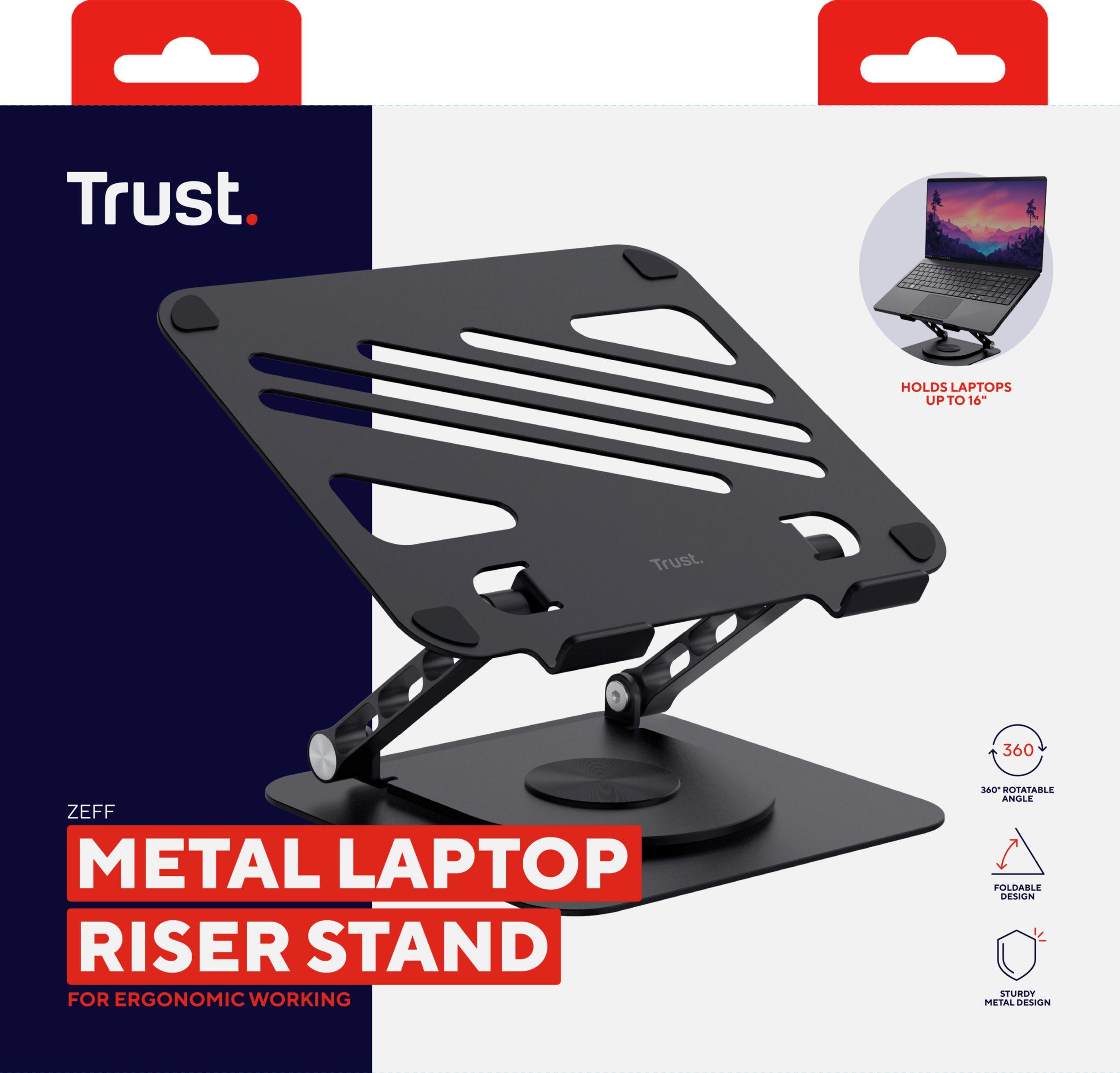 Suporte para Portátil TRUST Zeff 25482 (até 16" - Preto) — miniatura 9