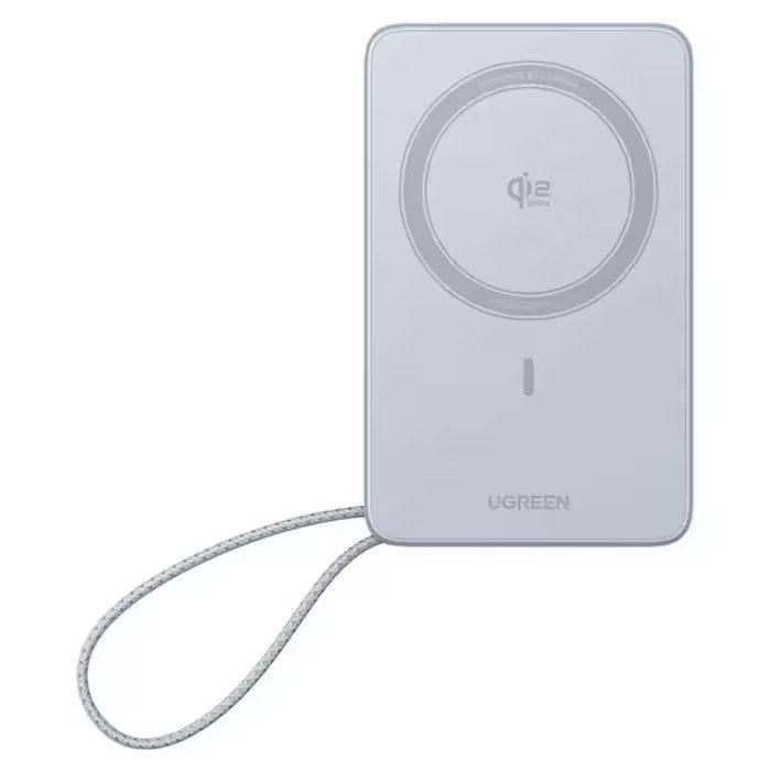 Powerbank UGREEN PB773 MagFlow (10000 mAh - Qi2 magnético - USB-C - Azul), miniatura 3