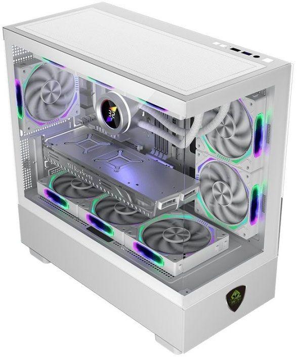 Caixa PC para Jogos KEEP OUT XC-301W Glass (Branco) — miniatura 2