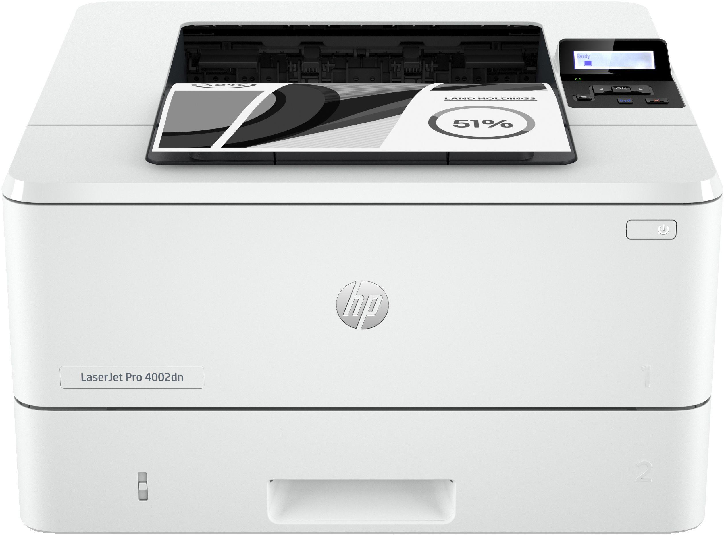 Impressora Laser HP LaserJet Pro 4002dn (A4 - Impressão a preto e branco - 350 folhas - Branco)