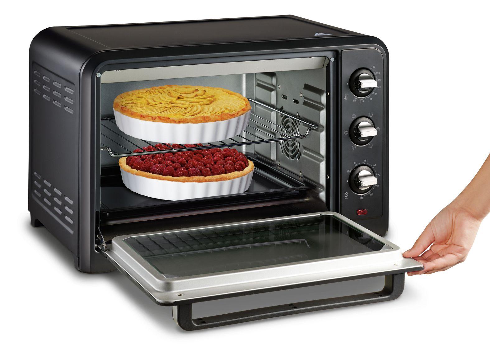 Mini Forno Independente MOULINEX OX464810 (1600 W - 800 W - 33 l - Preto)
