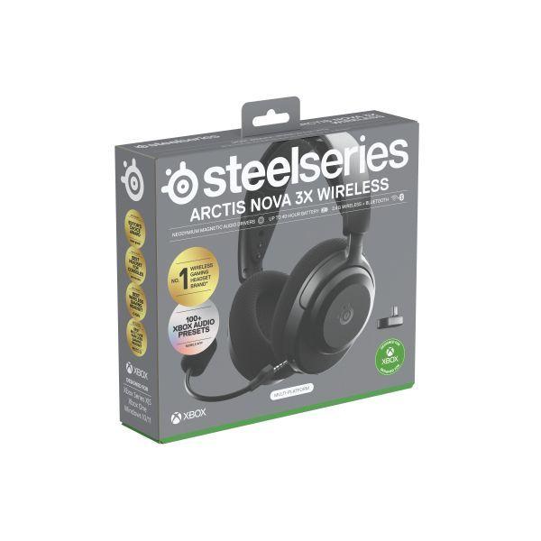 Headset Gaming STEELSERIES Arctis Nova 3XW (Binaural - Circum-aural - 4 cm - Preto) — miniatura 5
