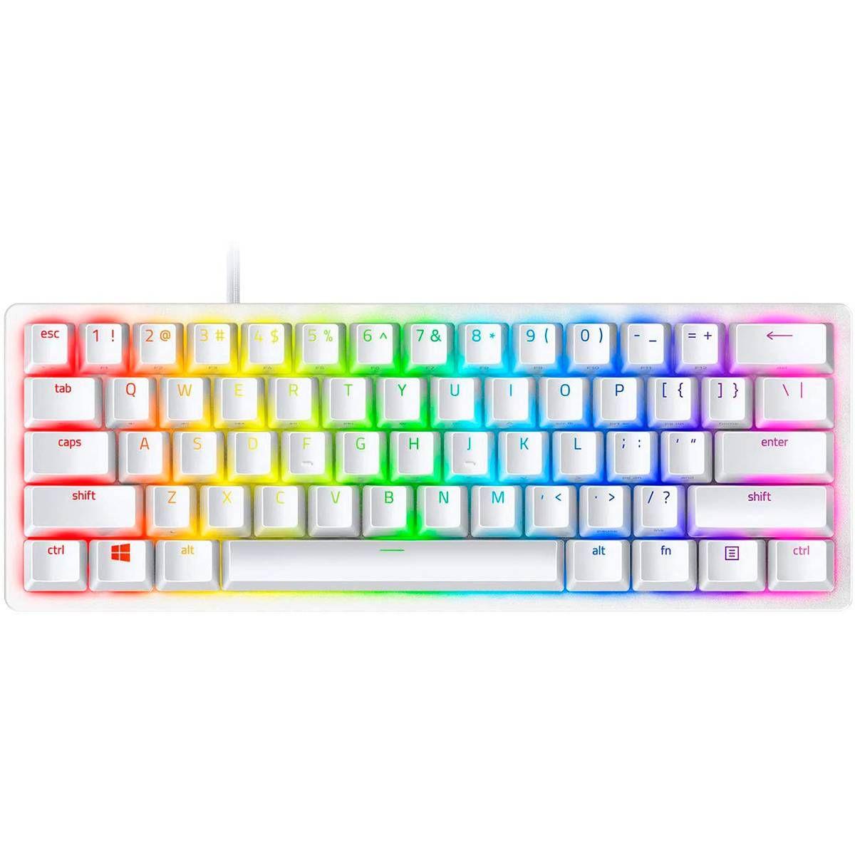 Teclado RAZER Huntsman Mini (Inglês - Teclas óticas lineares Red - Mini - Branco) — miniatura 2