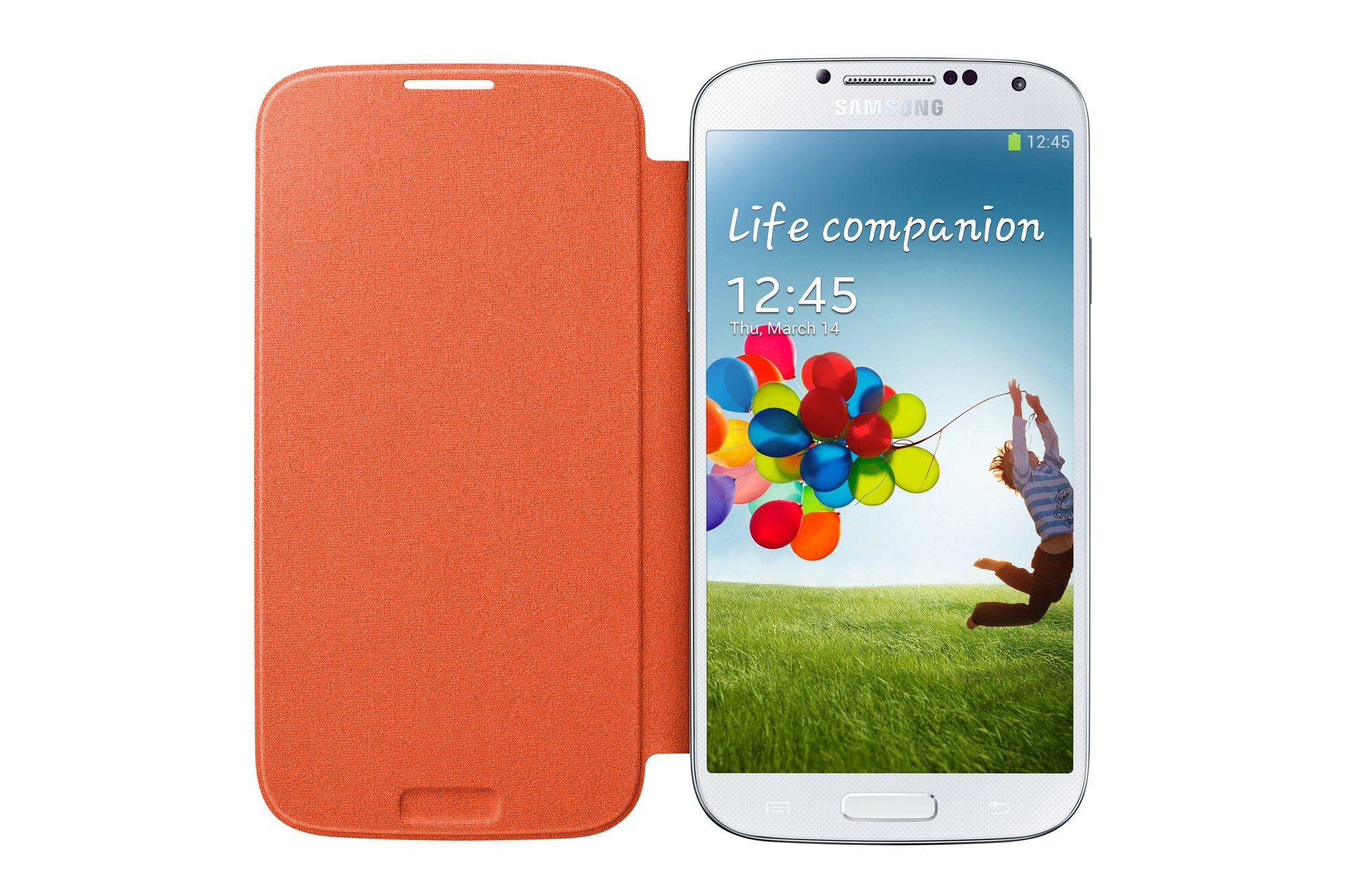 Capa Flip SAMSUNG EF-FI950BOEGWW (Samsung Galaxy S4 - Laranja) — miniatura 3