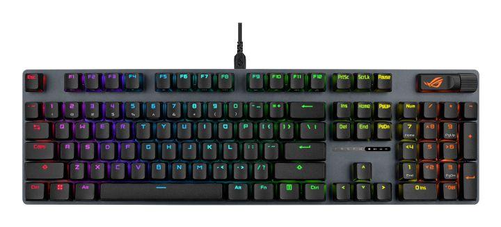 Teclado ASUS ROG Strix Scope II X (ROG NX Snow V2 - Tamanho completo - USB - Preto) — miniatura 4