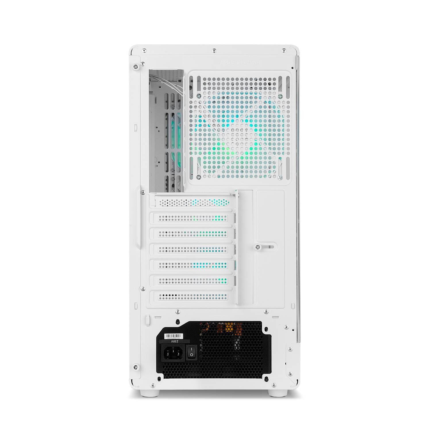 Caixa PC NOX Infinity IOTA ARGB (ATX, ITX, micro ATX - Midi Tower - ATX, Micro ATX, ITX - Branco) — miniatura 5
