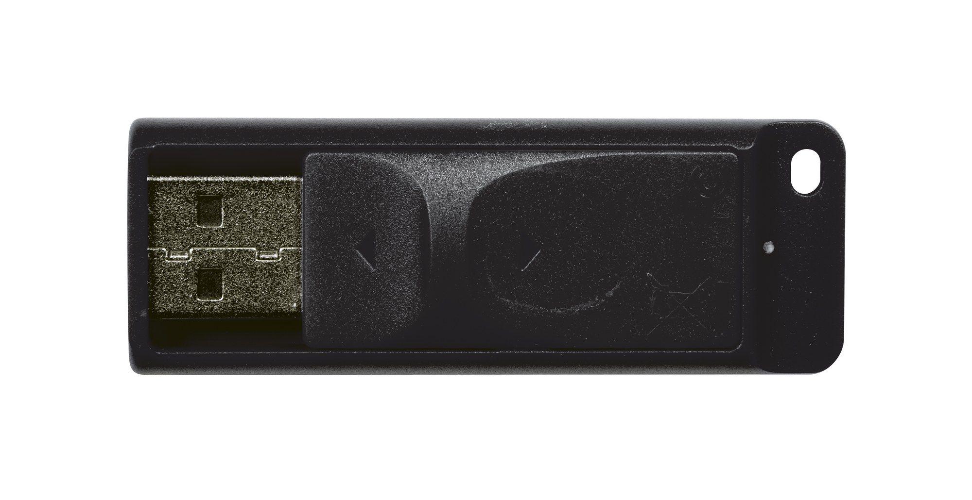 Pen USB VERBATIM Store'n Go Slider (USB Type-A - Deslizante - 10 MB/s - Preto) — miniatura 3