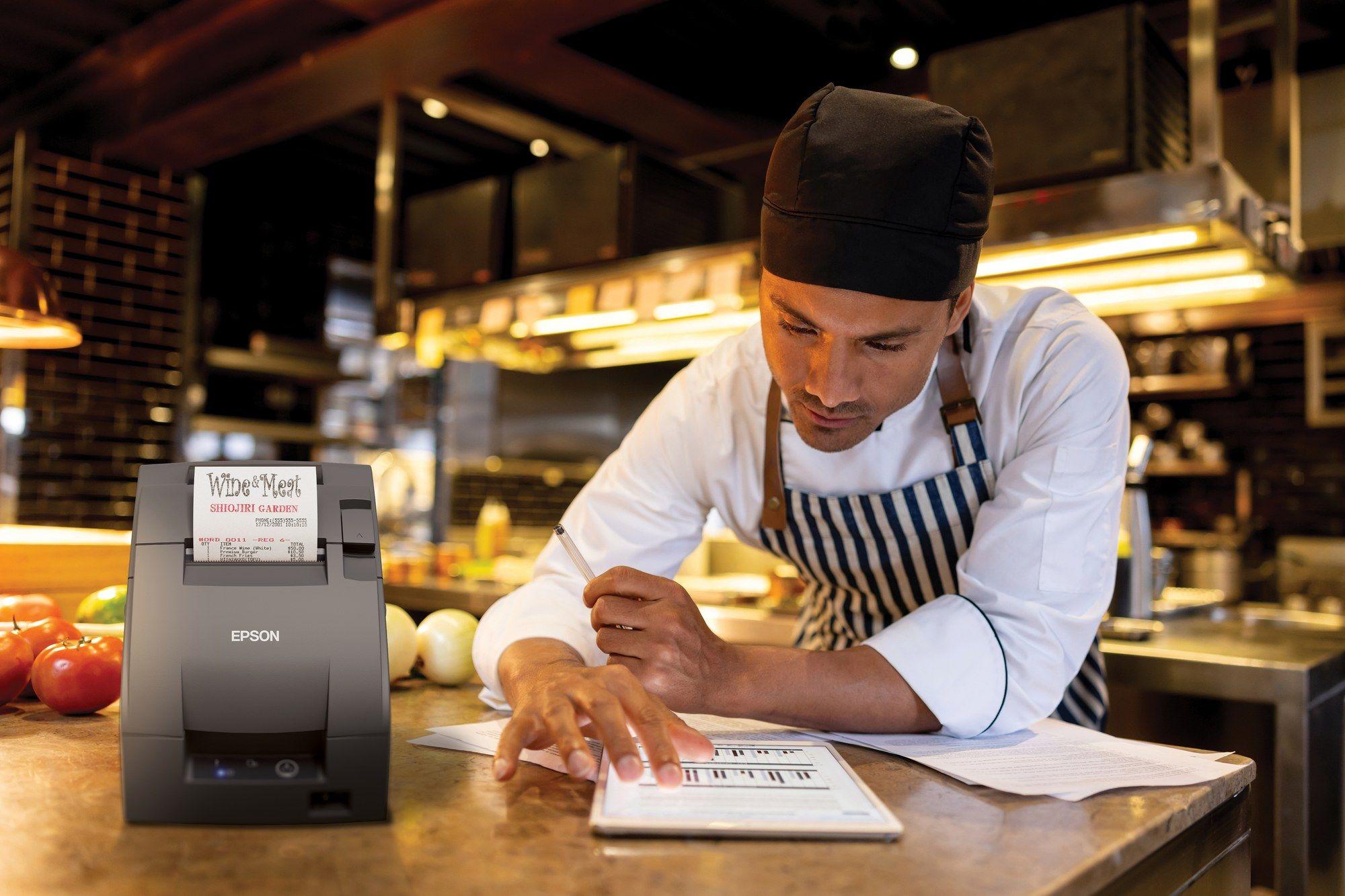 Impressora POS Matricial EPSON TM-U220IIB-102 (Com fios - Cinzento Escuro), miniatura 6