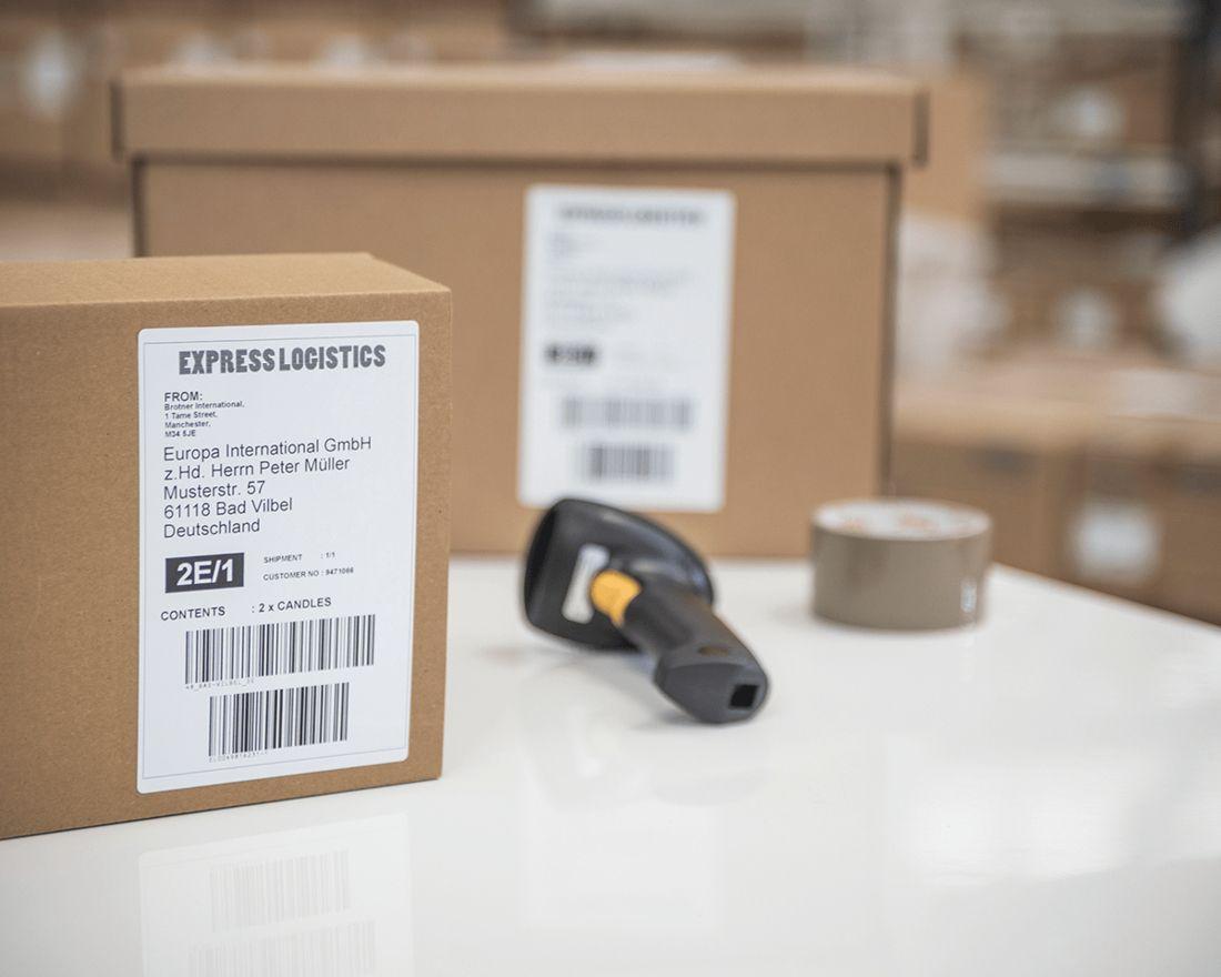 Impressora de Etiquetas BROTHER QL-1110NWBC (AC, USB - Android, iOS - Com fios e sem fios - Preto e Branco) — miniatura 7