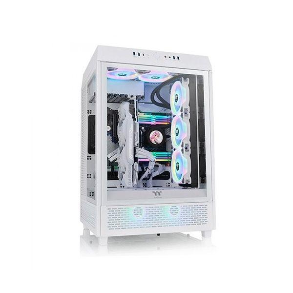 Caixa PC THERMALTAKE The Tower 500 Snow White (PS2 - 2,5" - SPCC, vidro temperado - Branco) — miniatura 2